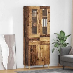 Bufet cu sertar Lemn Vechi 69,5 x 34 x 180 cm Lemn compozit GartenMobel Dekor