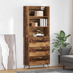 Bufet cu sertar Lemn Vechi 69,5 x 34 x 180 cm Lemn compozit GartenMobel Dekor