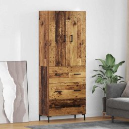 Bufet Pe perete Lemn Vechi 69,5 x 34 x 180 cm Lemn compozit GartenMobel Dekor
