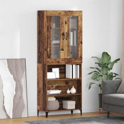 Bufet Pe perete Lemn Vechi 69,5 x 34 x 180 cm Lemn compozit GartenMobel Dekor