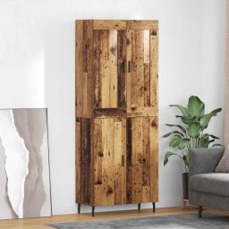 Bufet 2 pcs Lemn vechi Lemn compozit GartenMobel Dekor