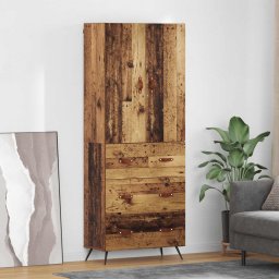 Bufet Pe perete Lemn Vechi 69,5 x 34 x 180 cm Lemn compozit GartenMobel Dekor