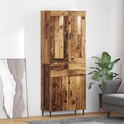 Bufet cu sertar 2 pcs Lemn vechi Lemn compozit GartenMobel Dekor