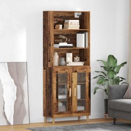 Bufet Lemn Vechi 69,5 x 32,5 x 180 cm Lemn compozit GartenMobel Dekor