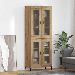 Bufet Stejar Artizanal 69,5 x 34 x 180 cm Lemn compozit GartenMobel Dekor