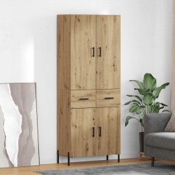 Bufet Stejar Artizanal 69,5 x 34 x 180 cm Lemn compozit GartenMobel Dekor
