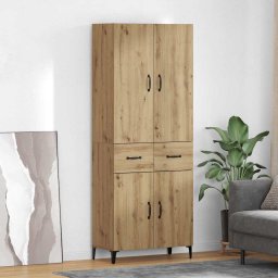 Bufet Stejar Artizanal 69,5 x 34 x 180 cm Lemn compozit GartenMobel Dekor