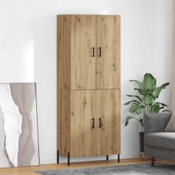 Bufet Stejar Artizanal 69,5 x 34 x 180 cm Lemn compozit GartenMobel Dekor