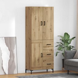 Bufet Stejar Artizanal 69,5 x 34 x 180 cm Lemn compozit GartenMobel Dekor