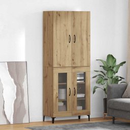 Bufet Stejar Artizanal 69,5 x 34 x 180 cm Lemn compozit GartenMobel Dekor