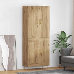 Bufet Stejar Artizanal 69,5 x 34 x 180 cm Lemn compozit GartenMobel Dekor