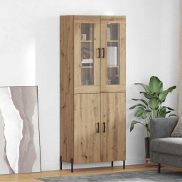Bufet Stejar Artizanal 69,5 x 34 x 180 cm Lemn compozit GartenMobel Dekor