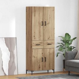 Bufet Stejar Artizanal 69,5 x 34 x 180 cm Lemn compozit GartenMobel Dekor