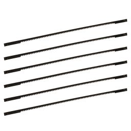 Set 6 lame pentru ferastrau de banc 127x3x0,4 mm pentru lemn