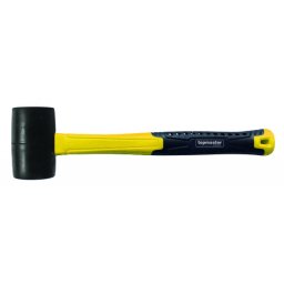 Ciocan de cauciuc 450 g cu maner din fibra de sticla Topmaster