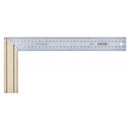 Echer de tamplarie 350 mm Topmaster, inox, masurare 45° si 90°