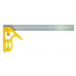 Echer multifunctional 30 cm Topmaster cu rigla metalica si nivela