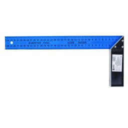 Echer de tamplarie 250 mm Basic, cu 4 scale de masura