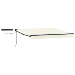Marchiza retractabila electrica crem/antracit 2,5 x 2 m cu panou solar