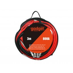 Set cabluri de pornire auto 800A, 3 m, cu clesti si geanta Gadget