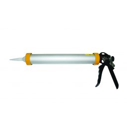 Pistol pentru silicon din aluminiu 375 mm, tip tub, Top Strong