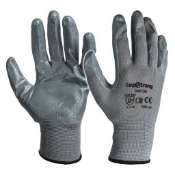Manusi de protectie din nitril Top Strong, cu spate respirabil