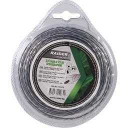 Fir patrat rasucit pentru motocoasa 2.4 mm x 15 m, transparent