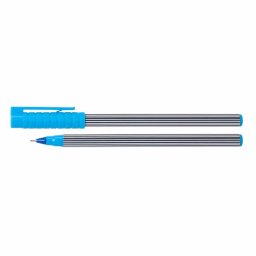 Pix fara mecanism, Strupy, cerneala pe baza de ulei, scriere fina, albastra, 0.7 mm