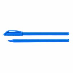 Pix fara mecanism, Fire, corp catifelat, cerneala pe baza de ulei, scriere fina, albastra, 0.7 mm