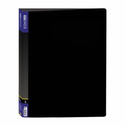 Caiet mecanic A4, 4 inele, 25 mm, negru