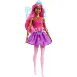 Păpușă Barbie Dreamtopia zână-balerină cu păr roz