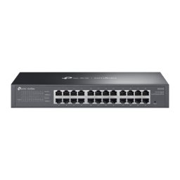 Switch TP-LINK Omada ES224G, 24 porturi, Black