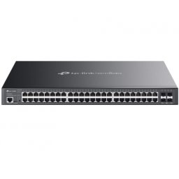 Switch TP-LINK SG3452XMPP, 48 porturi (40 PoE+, 8 PoE++), Black