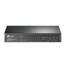 Switch TP-LINK TL-SF1009P, 8 porturi, PoE+, Black