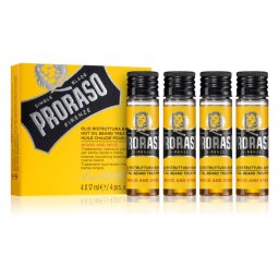 Proraso Wood and Spice Hot Beard Treatment Oil 4 x 17 ml