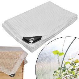 Prelata de protecție puternică transparentă cu efect de seră 120 g/m2 2x4 m