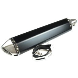 Toba evacuare moto sport ATV finala esapament 56cm negru