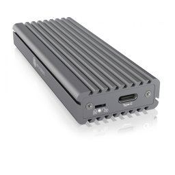 RACK extern Icy Box, pt. SSD, 1xM.2 SSD la USB 3.1 gen2-C,pana la 10Gbit/s, 22x30/ 42/ 60/ 80, aluminiu,radiator aluminiu+pad silicon,prot.scriere, negru, IB-1817M-C31 (timbru verde 0.8 lei )