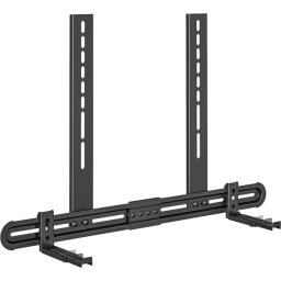 SUPORT SOUNDBAR Techly Suport universal pentru soundbar, reglabil, 3 variante instalare, Negru, Techly ICA-SP-SB06