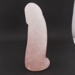 Statueta falus Cuart roz - 14cm, C8
