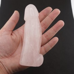 Statueta falus Cuart roz - 12,5cm, C9