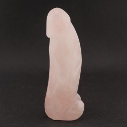 Statueta falus Cuart roz - 10,5cm, C10