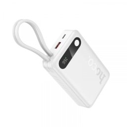 Baterie Externa HOCO J171A, 20000mAh, 22.5W, QC + PD, 1 x Lightning - 1 x USB-A - 2 x USB-C, Alba