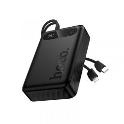 Baterie Externa HOCO J171A, 20000mAh, 22.5W, QC + PD, 1 x Lightning - 1 x USB-A - 2 x USB-C, Neagra