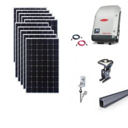 Kit On-Grid fotovoltaic solar cu panouri de 5kwp cu prindere tabla - Fronius