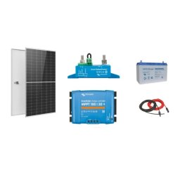 Kit fotovoltaic 420W cu acumulator 100Ah - utilizare 12Vcc