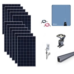 Sistem Fotovoltaic Monofazat SMART On-Grid 5kWp, stocare 5kWh - Panouri Monocristaline CanadianSolar/Longi/Jinko