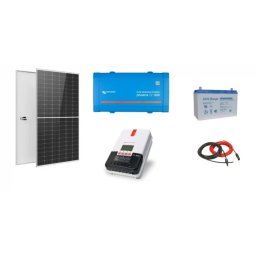 Sistem fotovoltaic Off-Grid 540Wp cu invertor Victron Energy de 500VA - utilizare 12Vcc si 230Vca
