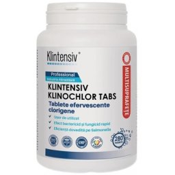 Tablete efervescente clorigene, KlinoChlor, Klintensiv, 280 buc