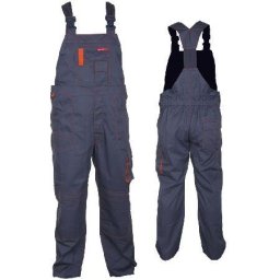 Pantalon lucru bumbac-poliester cu pieptar - 2xl/h-188